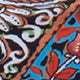 Vibrant Multicolor Paisley Print Tankini Set with High-Waisted Black Bottoms for Women
